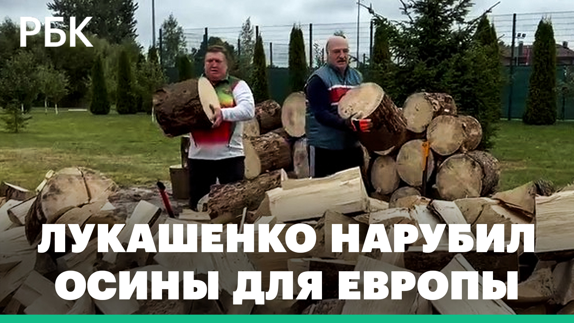 «Главное, чтобы Дуда и Моравецкий не замерзли», — Лукашенко нарубил для Европы дров на зиму