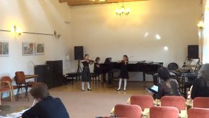 Моцарт -  "Пантомима",  Медведовский - "Гамма-джаз".