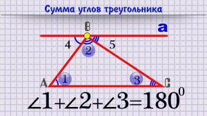 Сумма углов треугольника.mp4
