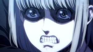 Eren transforms into Titan Progenitor / Эрен превращается в Титана Прародителя