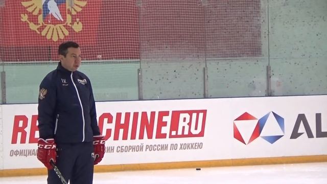 Дацюк и Капризов  на льду. Видео с тренировки сборной России