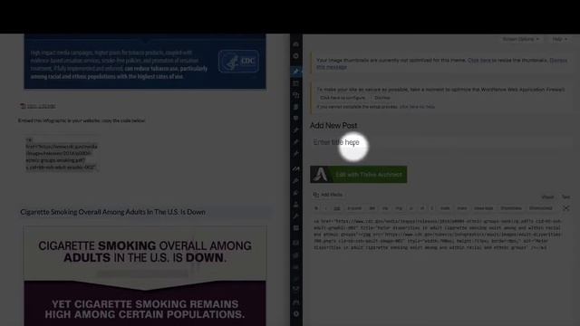 How to Embed an Infographic Using an into a Wordpress Post смотреть онлайн