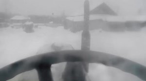 Холодный запуск  трактора МТЗ-80! Расчистка снега, манёвры на тракторе!