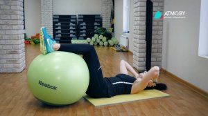 Тренировка с фитболом. Весь пресс в одном занятии