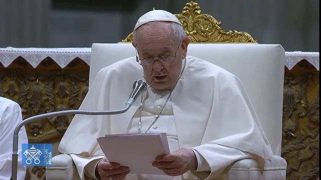 Пасхальное всенощное бдение 16 апреля 2022 года Папа Франциск смотреть онлайн