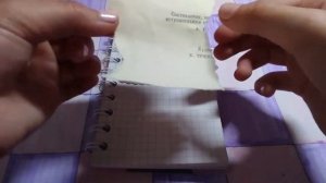 мини блокнот оформление/асмр??