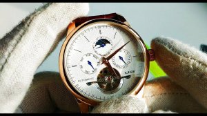 ЛУЧШИЕ МУЖСКИЕ ЧАСЫ с aliexpress LIGE механические водонепроницаемые с автоподзаводом.