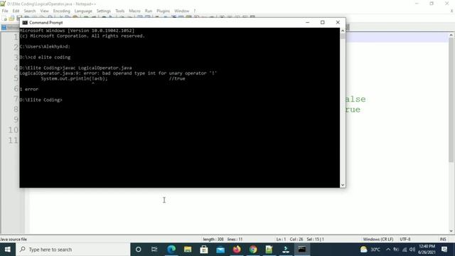 Operators in Java | Basic Operators | Java Course in Telugu part-13.1