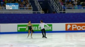 Ирина Хавронина - Дарио Чиризано. Произвольный танец. Танцы на льду. Сочи. Гран-при России по фигур