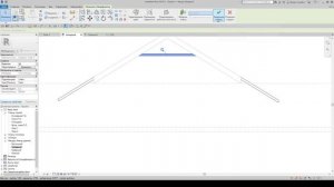 REVIT    Контекстные семейства Стропильная система двухскатной крыши