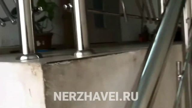 Нержавеющие перила на лестнице в частном доме смотреть онлайн