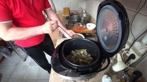 РАССОЛЬНИК С ПЕРЛОВКОЙ И СОЛЁНЫМИ ОГУРЦАМИ В МУЛЬТИВАРКЕ ПОЛАРИС