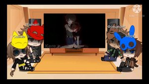 Прошлые Fnaf 4 реагирует на Криса Афтона