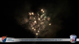 Батарея салютов PKU884 Суматоха (19 зар. 0,8)
