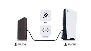PS5 - перенос данных с консоли PS4 на русском