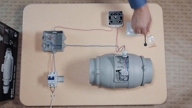 Подключение вентилятора TYPHOON через регулятор скорости