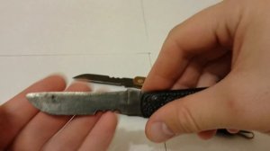 Нож складной! Нож электрика - монтёра! Ворсма! СССР!