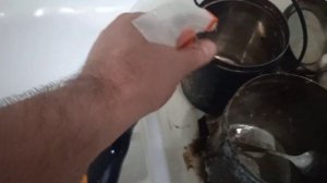 Как отмыть походные котелки от сажи "1