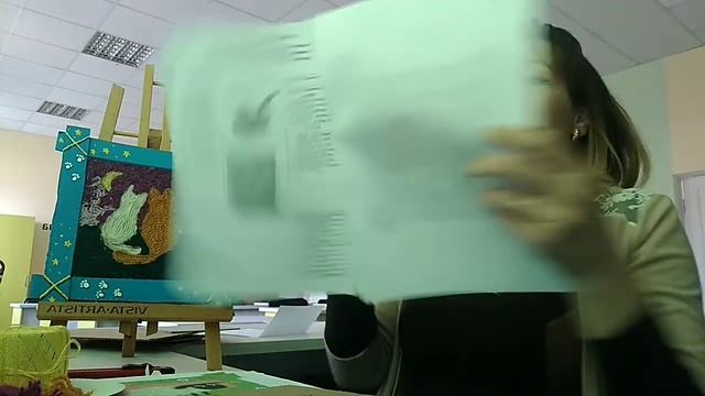 Аппликация в технике "Ниткография + махровая нарезка" смотреть онлайн