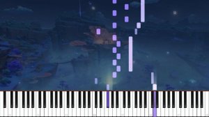 Genshin Impact - Peaceful Wishes (Watatsumi Island OST) Piano