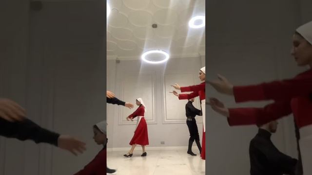 Репетиция грузинского танца Рачули . Georgian dance classes. смотреть онлайн
