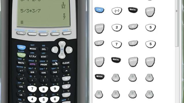 TI-84 Tutorial: Fractions смотреть онлайн