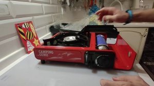 Быстрый обзор и распаковка туристическая плитка Camping Guru Plus TS-250