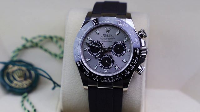 Rolex Cosmograph Daytona 116519LN White Gold Unboxing & Presentation смотреть онлайн