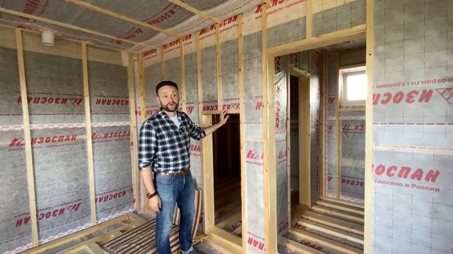Обзор каркасной бани за МИНИМАЛЬНЫЙ БЮДЖЕТ от Колосов Хауз смотреть онлайн