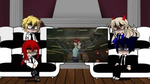 Chainsaw Man -  react to Satoru Gojo/Makima vs Gojo  - Por?? Eng?? Esp?? Rus??