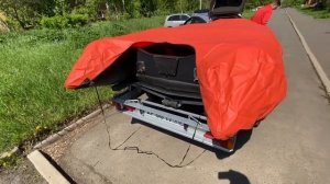 Косяк тента Азимут (лодка Азимут 380)