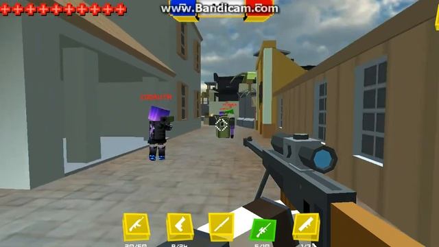 Pixel Fury 3D multiplayer Minecraft Контра стрелялка Майнкрафт смотреть онлайн