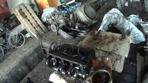 Началось в колхозе утро 4/ 19. Ставим коленвал и ШПГ в блок мотора Д- 243 МТЗ-82.