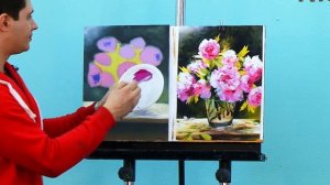 Как нарисовать ПИОНЫ. Получите 50 уроков бесплатно ссылка в описании.