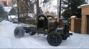 Сын выкупил у армии старый ГАЗ 51 и ВОССТАНОВИЛ его для отца. газон в идеале