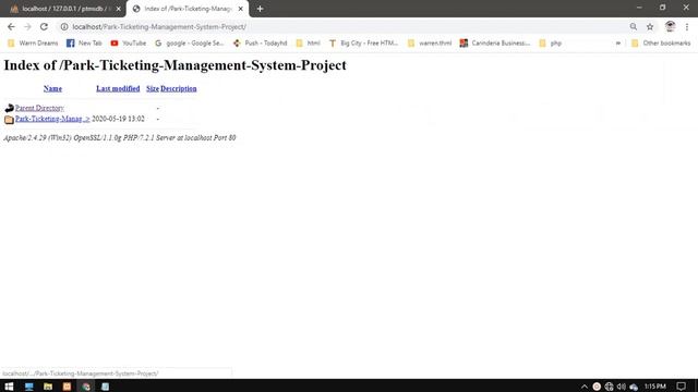 free source code in php mysql Park-Ticketing-Management-System-Project