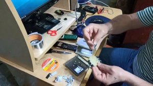 Ремонт радиотелефона Panasonic.Самодельные контакты для радио телефона Panasonic.