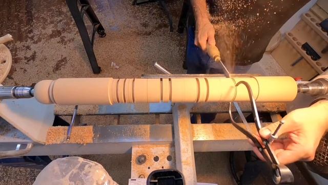 Изготовление ножки стола на токарном станке. смотреть онлайн