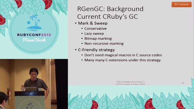 Ruby Conf 2013 - Object management on Ruby 2.1 by Koichi Sasada смотреть онлайн