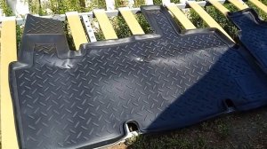 Коврики в Газель Фермер.  Задний ряд сидений.  История одной Газели  Выпуск 7.