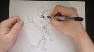 Как нарисовать Шпулю из ФИКСИКОВ