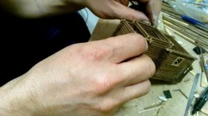 Как делать макет сруба.