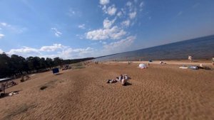 Пляж в Липово. Сосновый Бор