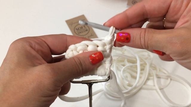 Ручка вязаная из трикотажной пряжи | Ручка для сумки крючком | Soft Decor - Татьяна Чакур