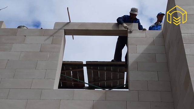 Монтируем перемычки Poritep из газобетона смотреть онлайн