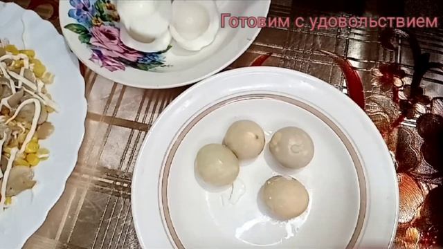 САЛАТ ХРИЗАНТЕМА. САЛАТ НА ПРАЗДНИЧНЫЙ СТОЛ! Первым сметут со стола #рецепт #быстрыерецепты #салаты