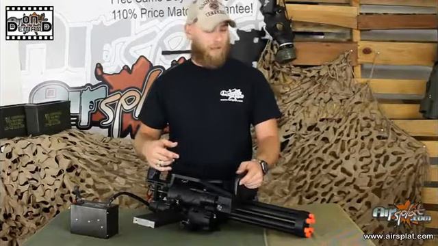 AirSplat OD   Echo1 M134 MiniGun Airsoft Machine Gun Ep 116 смотреть онлайн