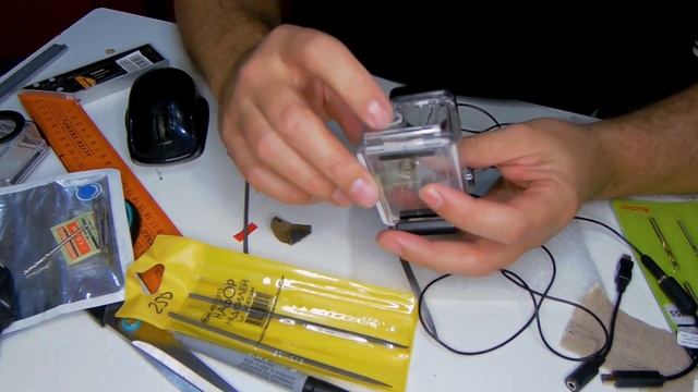 Подключаем внешний микрофон к камере через аквабокс. смотреть онлайн