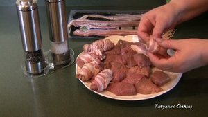 Печеночные рулетики в беконе! Готовить просто, результат превосходит все ожидания