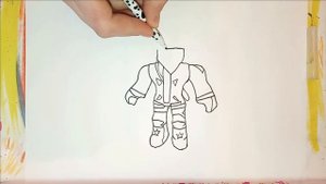 Как Нарисовать Роблокс/Рисунки Маркером/Рисунки Для Детей|How To Draw A Roblox